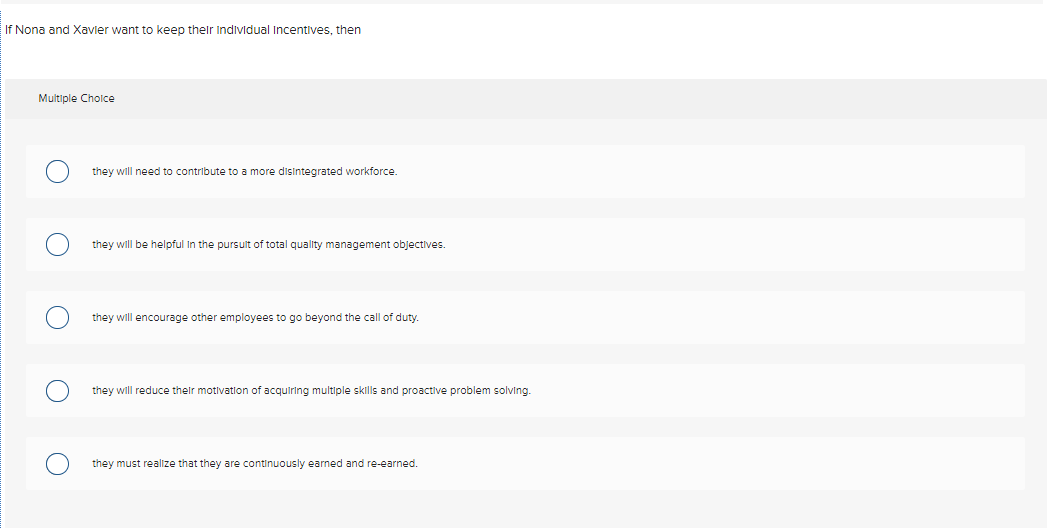 Which of the following is an example of the