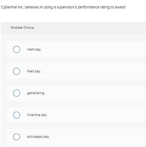 Which of the following is an example of the