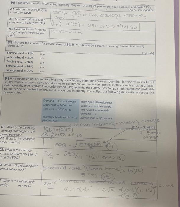 [C] Alice opens an aquarium store in a lively