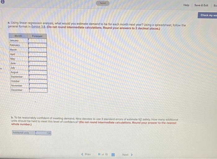 help please Problem 3-14 (Algo) Demand for stereo