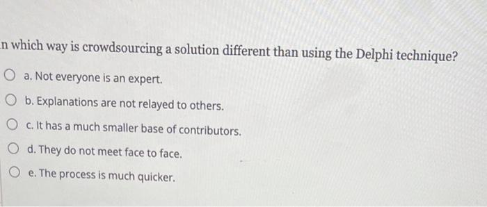 v n which way is crowdsourcing a solution