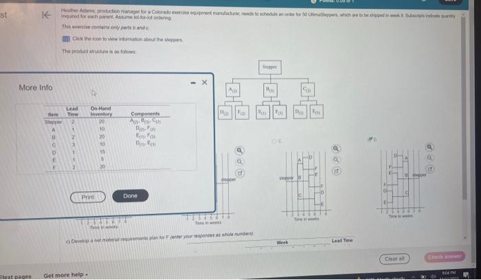 Help with part C please! teguest lor each parent