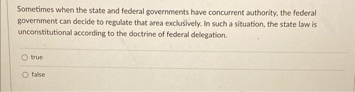 help Sometimes when the state and federal