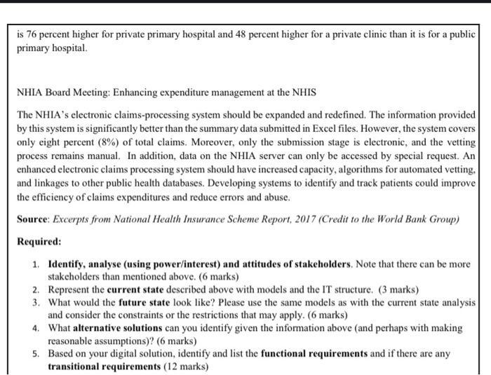 QUESTION ONE: Case Study Analysis: Digitalizing