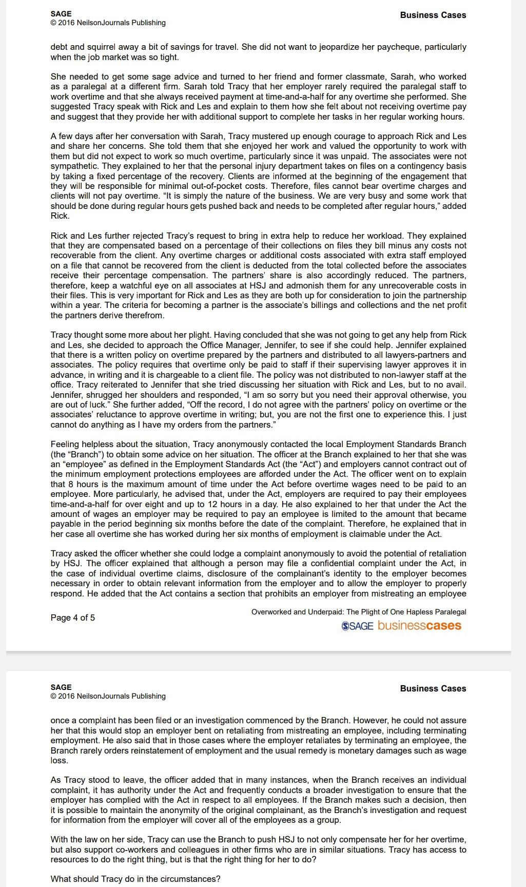 You have all viewed a case video online on the