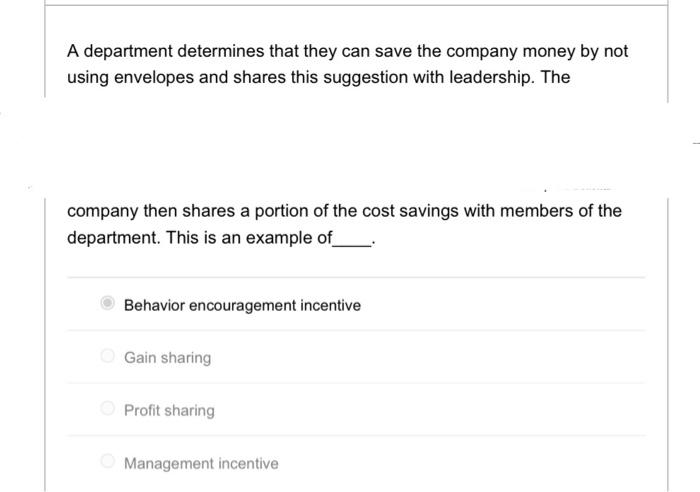 All of the following were cited as possible