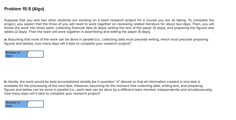Operations management: Please answer a. and b.