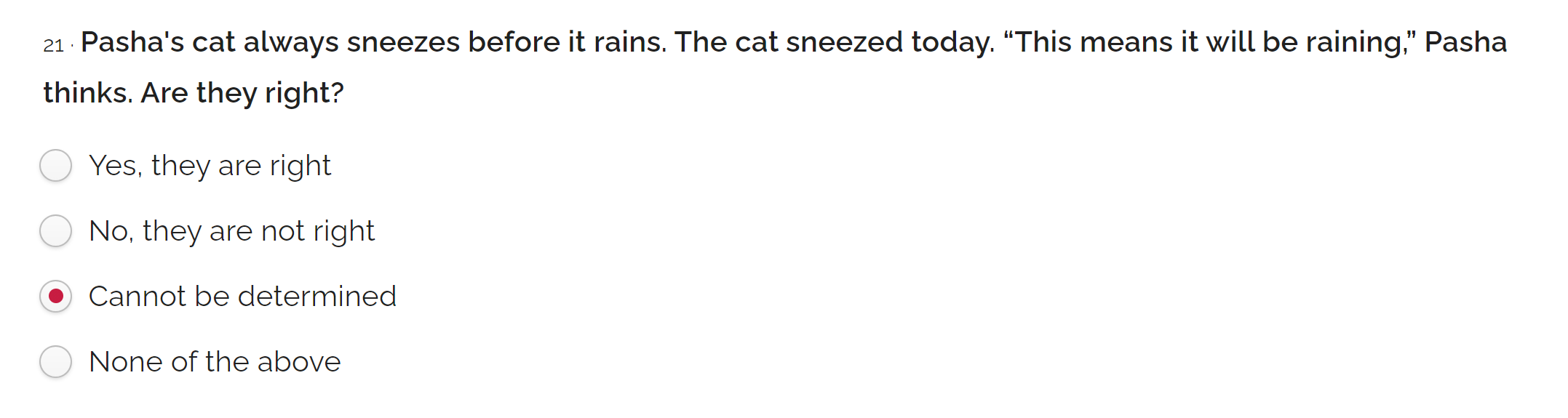 SOLVE AND EXPLAIN THE CORRECT ANSWER THE OPTION