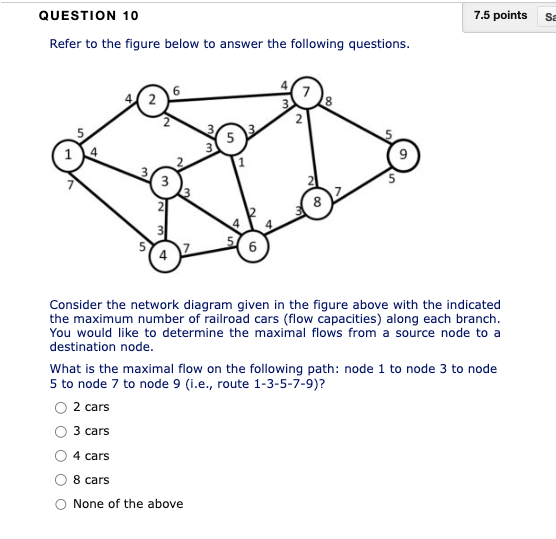 Refer to the figure below to answer the following