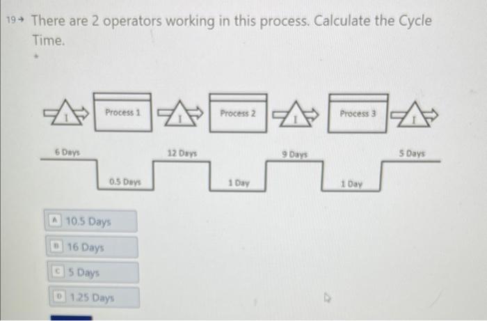 9 There are 2 operators working in this process.