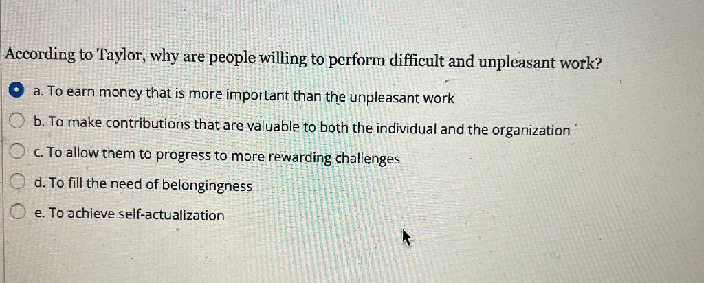 According to Taylor, why are people willing to