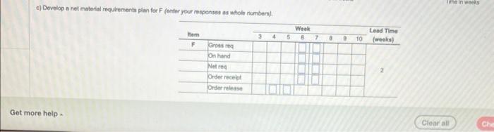 help me answer c plz quantsy required for esch