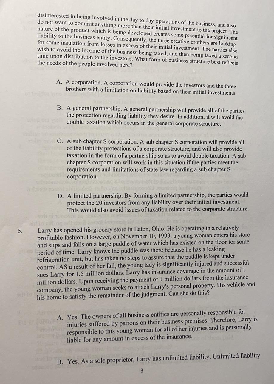 disinterested in being involved in the day to day