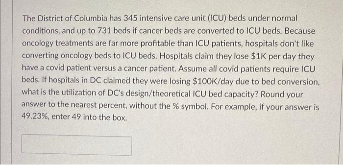 need answers quickly please The District of