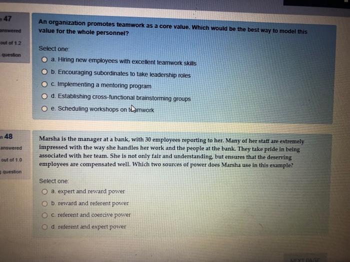 help me this one 47 An organization promotes