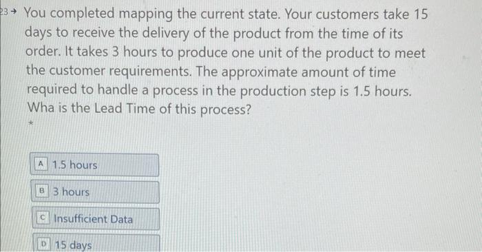 You completed mapping the current state. Your