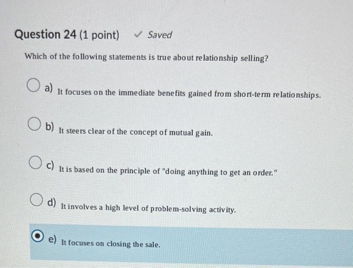 Which of the following statements is true about