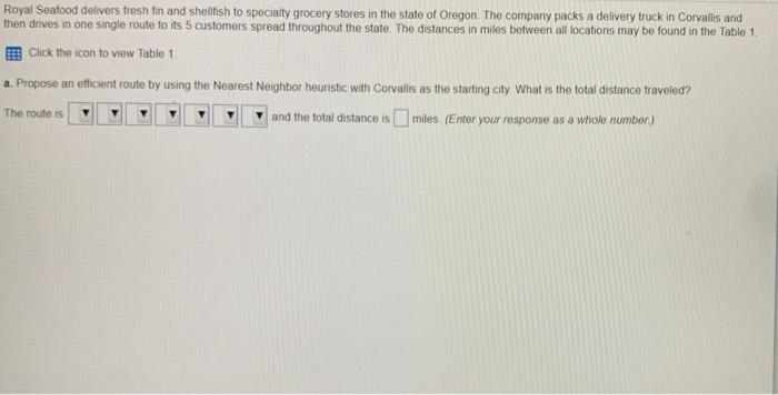 Royal Seafood delivers fresh fin and shelfish to