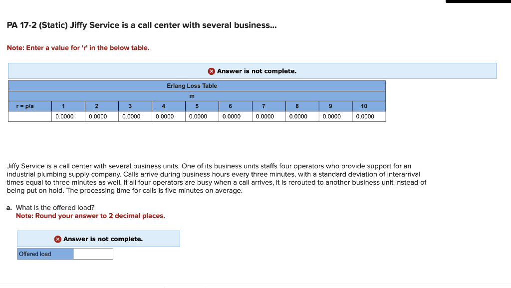 USE THE INFO BELOW TO ANSWER A-F PA 172 (Static)