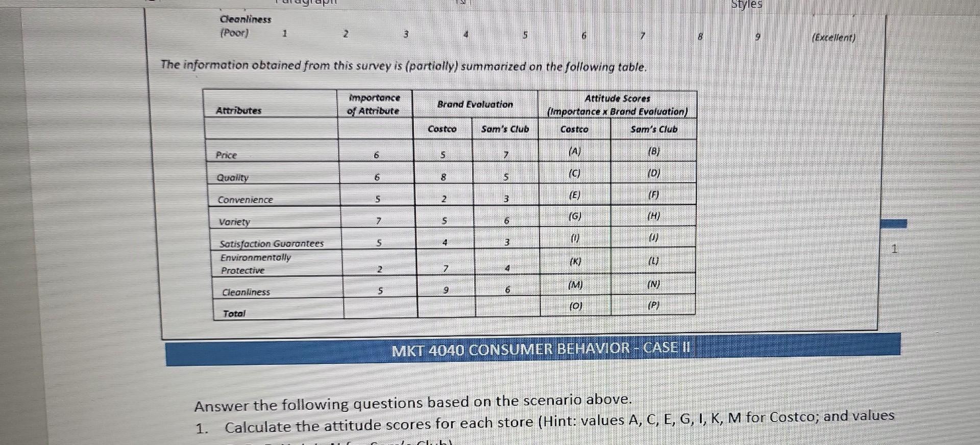 Marketing consumer behavior. Need help with