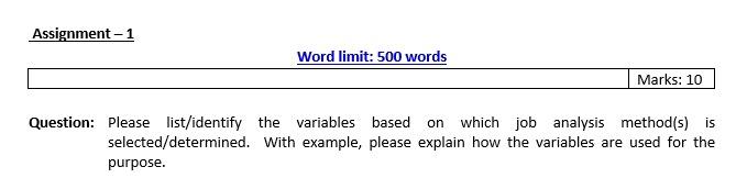 Question: Please list/identify the variables