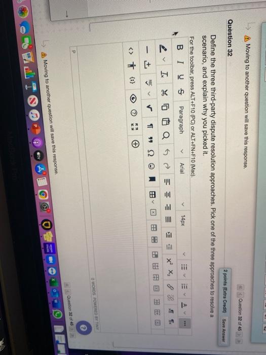 41 42 A Moving to another question will save this