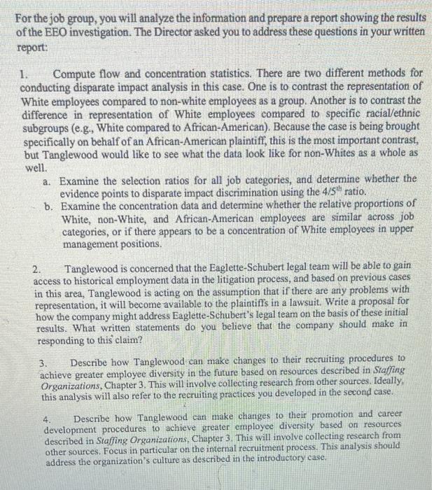 Case 3: Disparate Impact Analysis CASE FIVE: