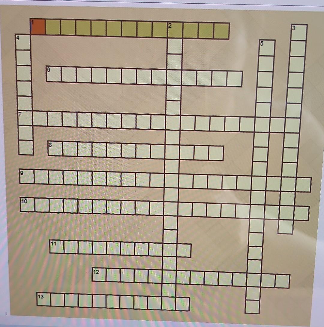 complete the puzzle. 1 the return available by