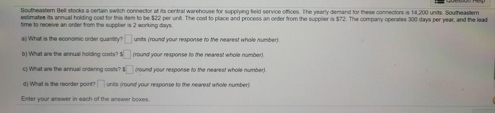 Questo help Southeastern Bell stocks a certain