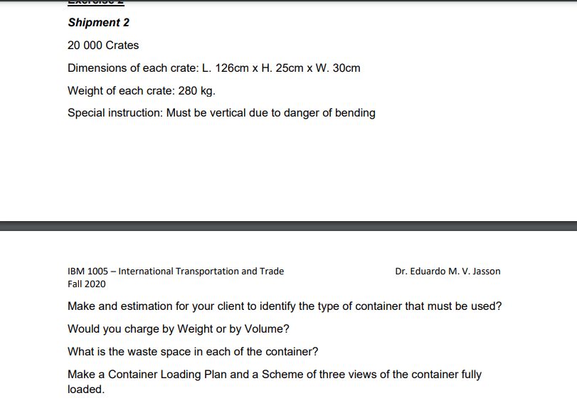 Objective The objective of this assignment is to