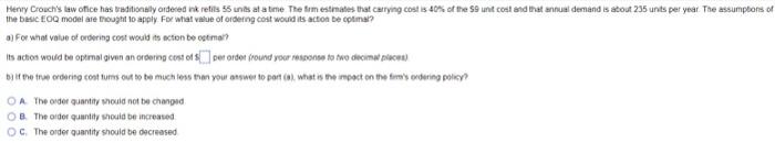 Henry Crouch's law office has traditionally