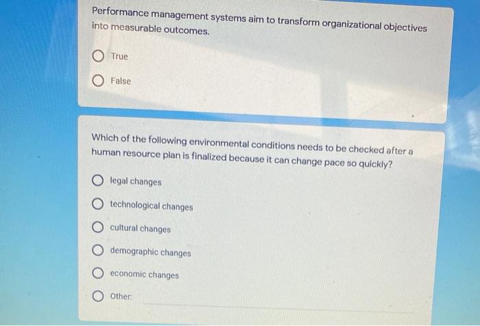 Performance management systems aim to transform