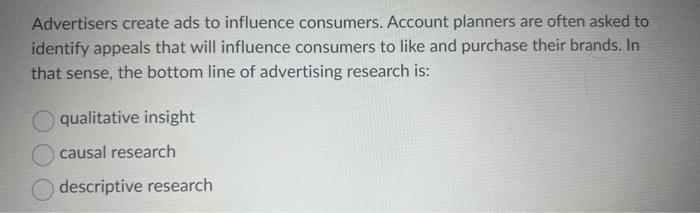 #27 Advertisers create ads to influence