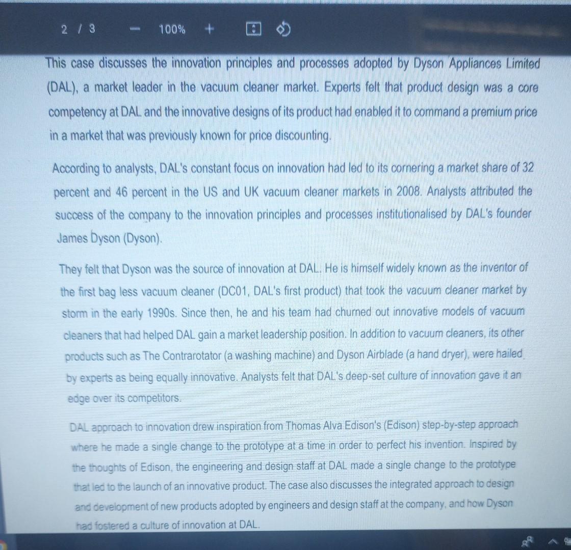 as a purchasing manager, analyze the various