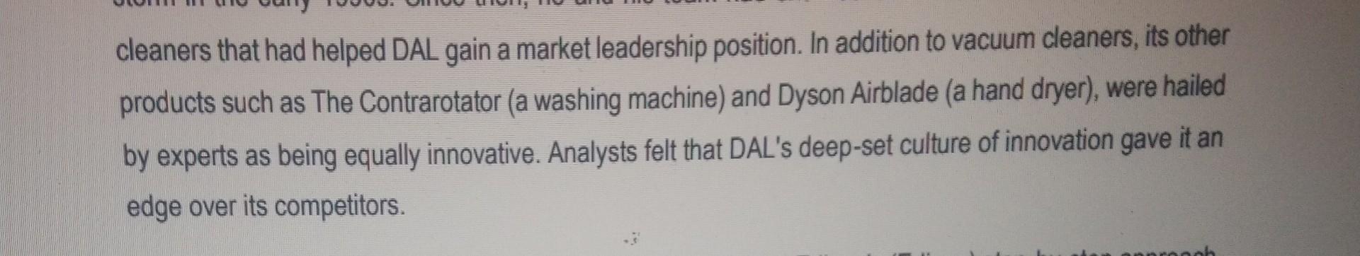 As a purchasing Manager, analize the the various