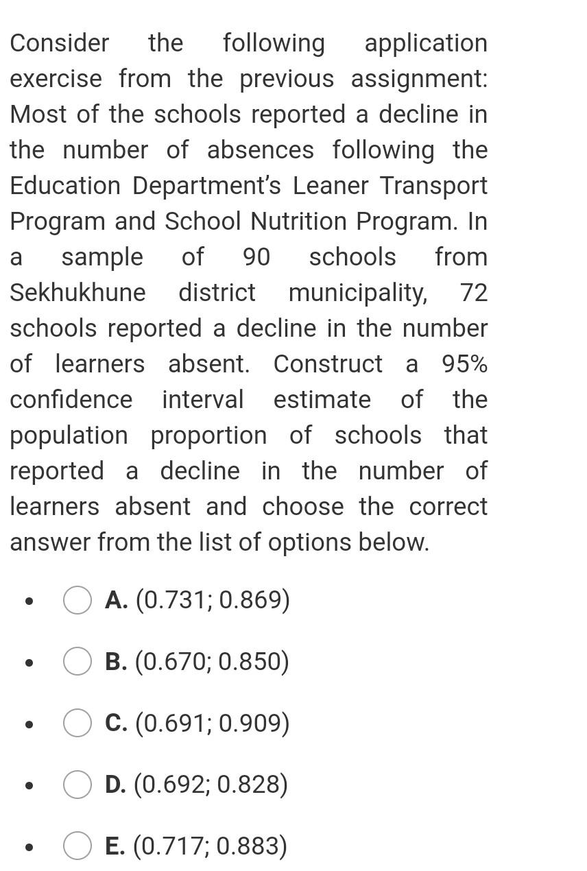 please answer A random sample of size 100 results