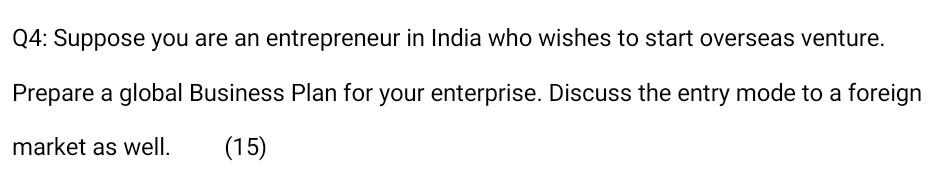 need answer plzzzzz Q4: Suppose you are an