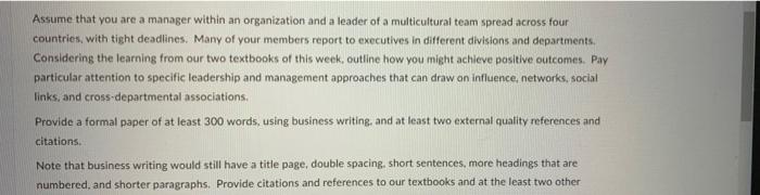 efficacy, ethics, leading and managing Assume