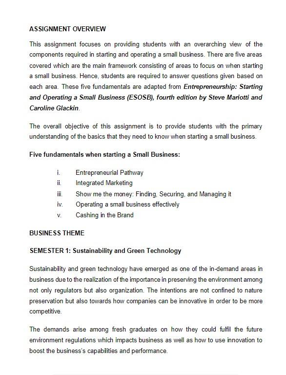 1.0ENTREPRENEURIAL PATHWAY 1.1Recognize