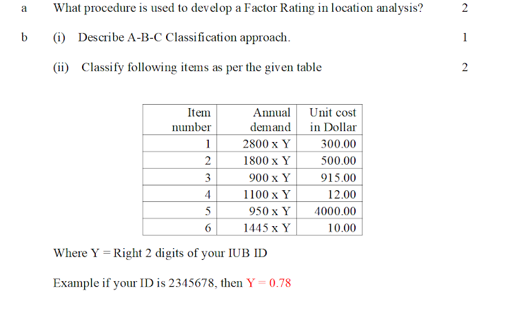 a What procedure is used to develop a Factor
