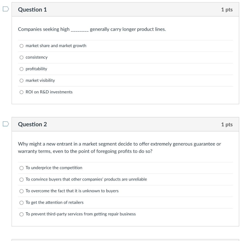 Companies seeking high generally carry longer