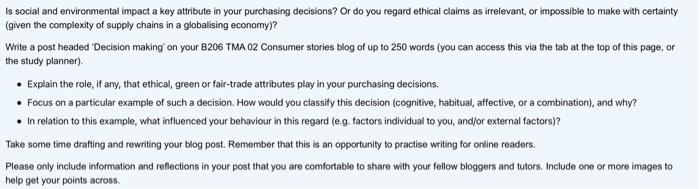 Is social and environmental impact a key