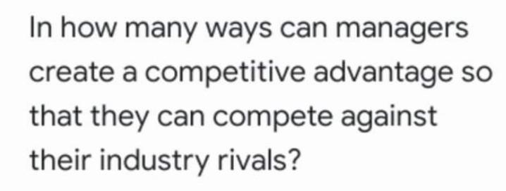 In how many ways can managers create a