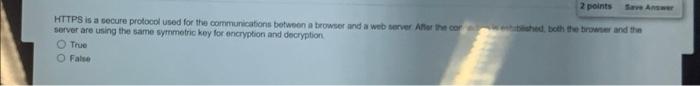 please answer the True/False questions below
