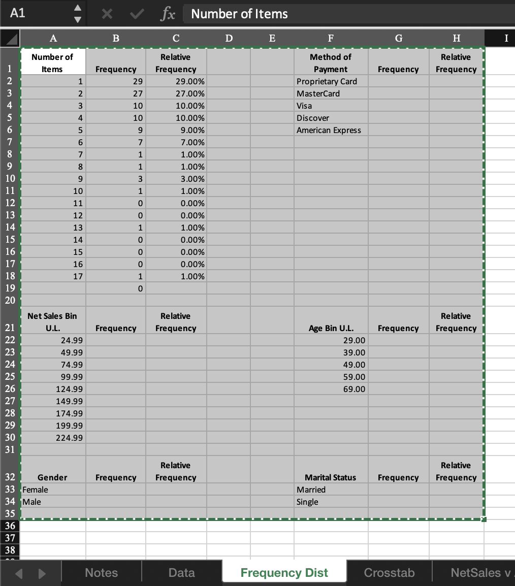 Case Problem #1: Pelican Stores ( 40 points )