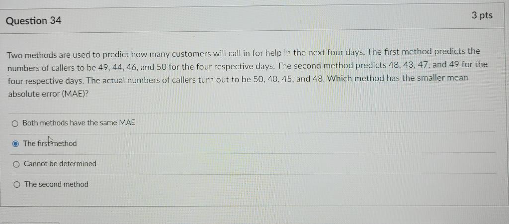 Two methods are used to predict how many