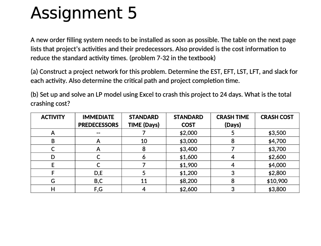 Please show full work and answer to all parts,