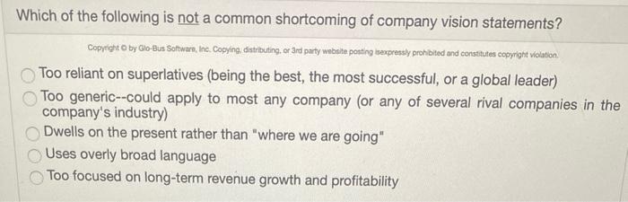 A "balanced Scorecard" that includes both
