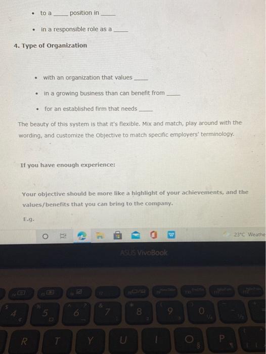 4 easy steps to a powerful objective Article link