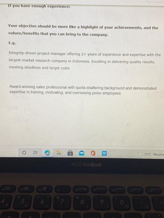 4 easy steps to a powerful objective Article link